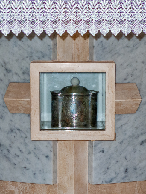 Le reliquie di San Timoteo presso la Chiesa di San Timoteo a Roma