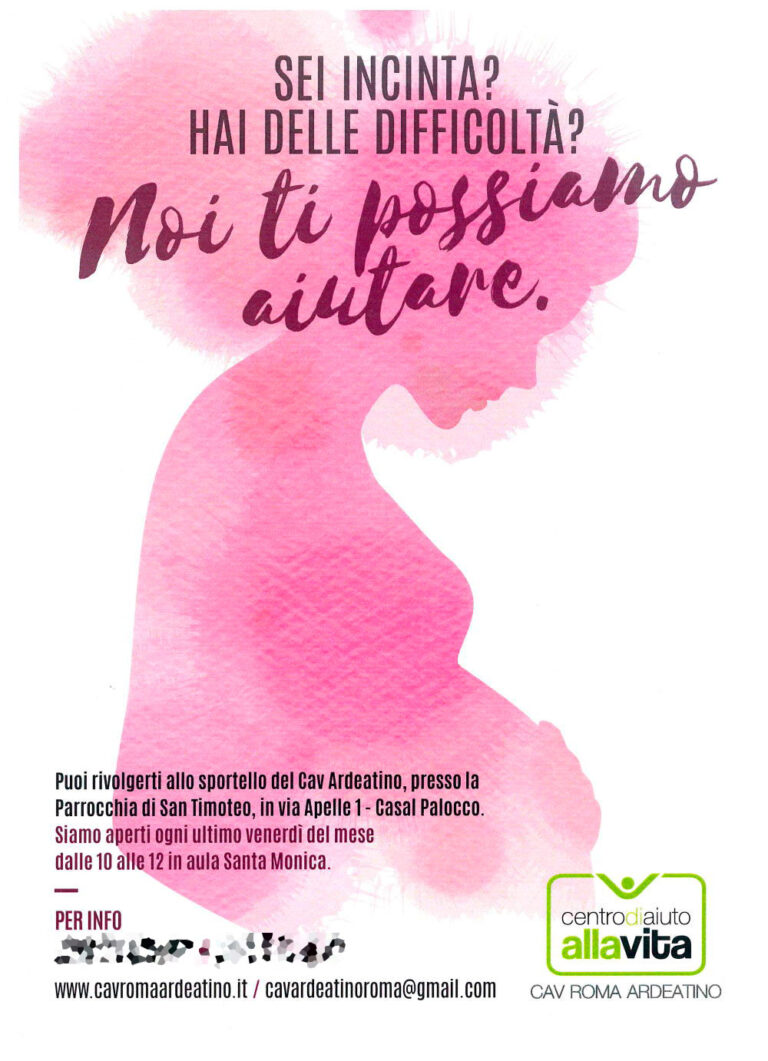 Supporto donne incinte Parrocchia San Timoteo Roma