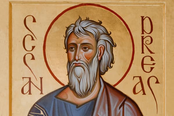 Particolare Icona San Andrea Chiesa di San Timoteo Casal Palocco Roma