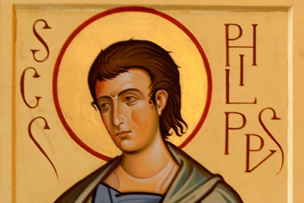 Particolare Icona San Simone Chiesa di San Filippo Casal Palocco Roma